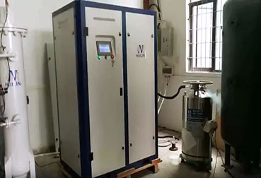 Pequeña máquina de nitrógeno líquido produce nitrógeno líquido